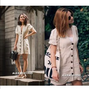 Zara Button Up Basic Dress